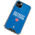 NBA Detroit Pistons Standard - Blue iPhone 14 Clear Case