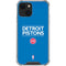 NBA Detroit Pistons Standard - Blue iPhone 15 Plus Clear Case