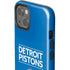 NBA Detroit Pistons Standard - Blue iPhone 15 Impact Case