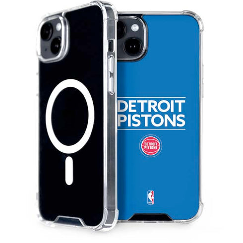 NBA Detroit Pistons Standard - Blue iPhone 15 Plus MagSafe Case