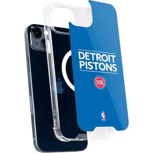 NBA Detroit Pistons Standard - Blue iPhone 15 Plus MagSafe Case