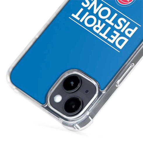 NBA Detroit Pistons Standard - Blue iPhone 15 Plus MagSafe Case