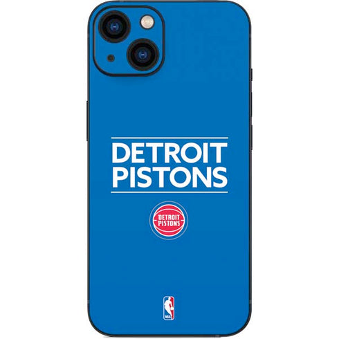 NBA Detroit Pistons Standard - Blue iPhone 15 Plus Skin