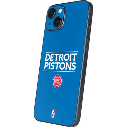 NBA Detroit Pistons Standard - Blue iPhone 15 Plus Skin