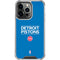 NBA Detroit Pistons Standard - Blue iPhone 14 Pro Clear Case