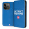 NBA Detroit Pistons Standard - Blue iPhone 14 Pro Folio Case