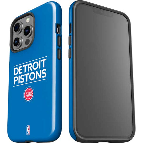 NBA Detroit Pistons Standard - Blue iPhone 15 Pro Impact Case