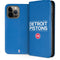 NBA Detroit Pistons Standard - Blue iPhone 14 Pro Max Folio Case