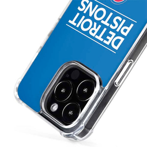 NBA Detroit Pistons Standard - Blue iPhone 14 Pro Max MagSafe Case