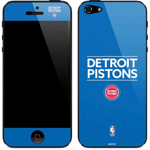 NBA Detroit Pistons Standard - Blue iPhone 5/5s/5SE Skin
