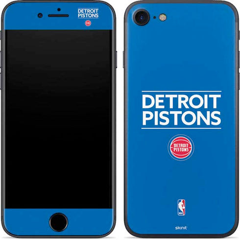 NBA Detroit Pistons Standard - Blue iPhone 8 Skin