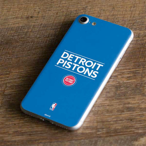 NBA Detroit Pistons Standard - Blue iPhone 8 Skin