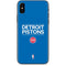NBA Detroit Pistons Standard - Blue iPhone X Skin