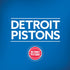 NBA Detroit Pistons Standard - Blue iPhone X Skin