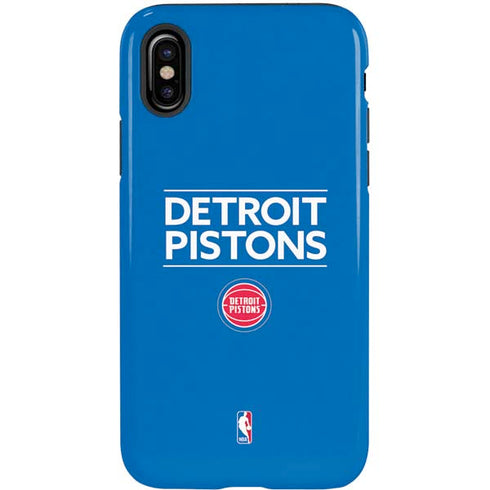 NBA Detroit Pistons Standard - Blue iPhone XS Pro Case