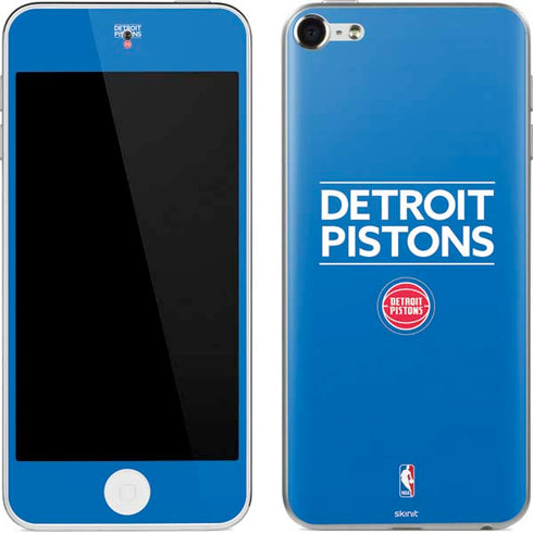 NBA Detroit Pistons Standard - Blue Apple iPod Skin