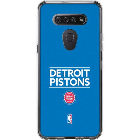 NBA Detroit Pistons Standard - Blue LG K51/Q51 Clear Case
