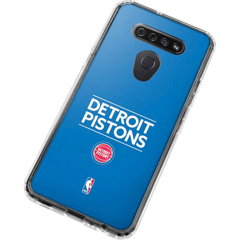 NBA Detroit Pistons Standard - Blue LG K51/Q51 Clear Case