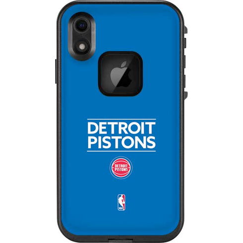 NBA Detroit Pistons Standard - Blue LifeProof Fre iPhone Skin