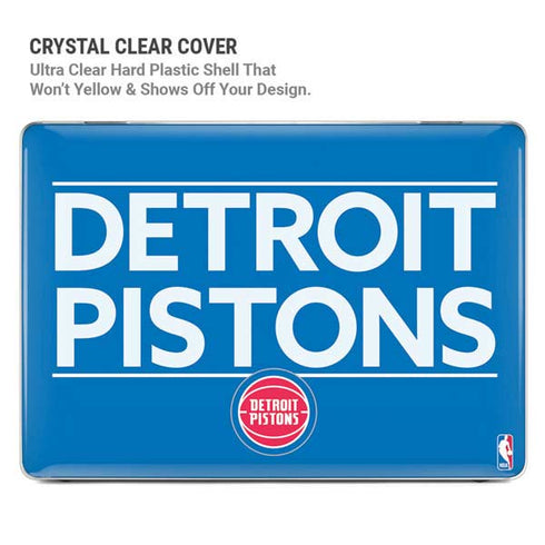 NBA Detroit Pistons Standard - Blue MacBook Air 13in M1 (2021) Case plus Skin