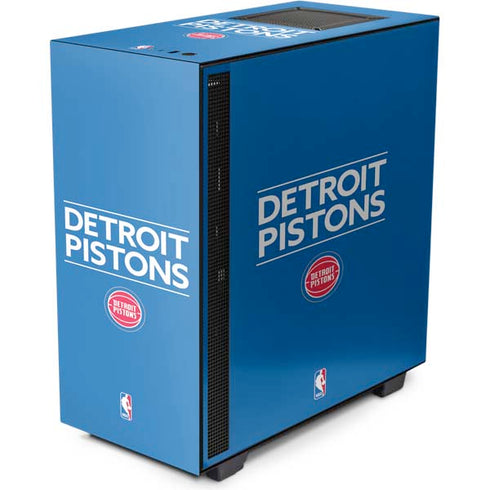 NBA Detroit Pistons Standard - Blue NZXT H510 Compact ATX Mid-Tower Case Skin