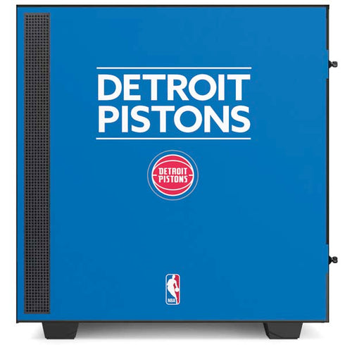 NBA Detroit Pistons Standard - Blue NZXT H510 Compact ATX Mid-Tower Case Skin