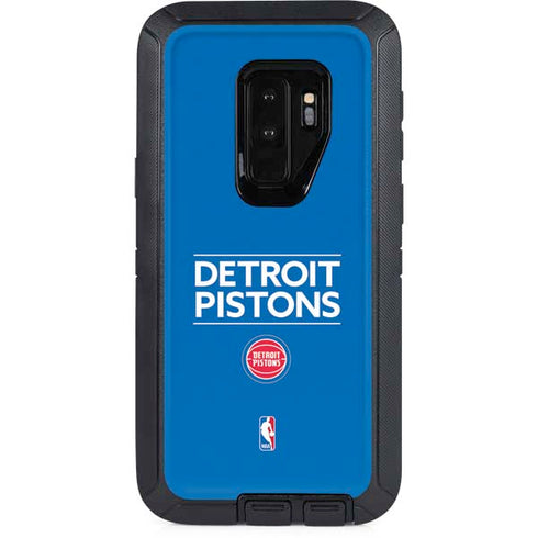 NBA Detroit Pistons Standard - Blue Otterbox Defender Galaxy Skin