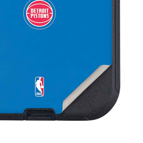 NBA Detroit Pistons Standard - Blue Otterbox Defender iPhone Skin