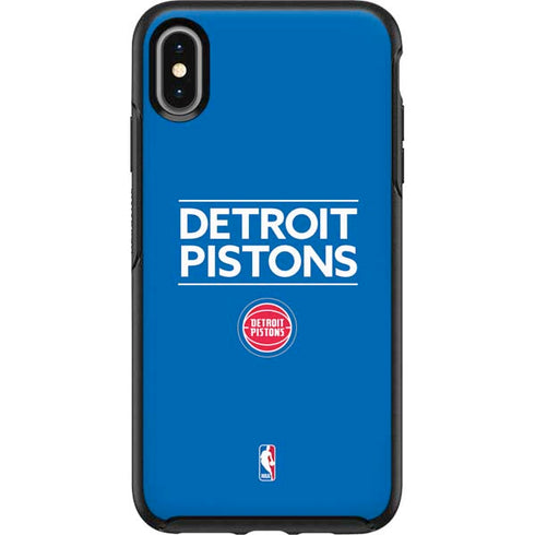 NBA Detroit Pistons Standard - Blue Otterbox Symmetry iPhone Skin