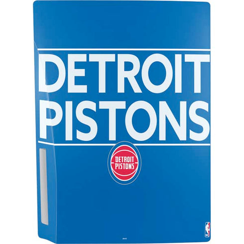 NBA Detroit Pistons Standard - Blue PS5 Console Skin