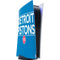 NBA Detroit Pistons Standard - Blue PS5 Digital Edition Console Skin