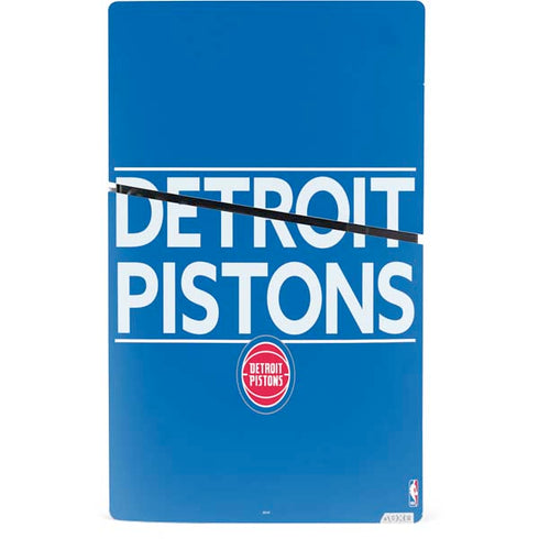 NBA Detroit Pistons Standard - Blue PS5 Slim Digital Edition Bundle Skin