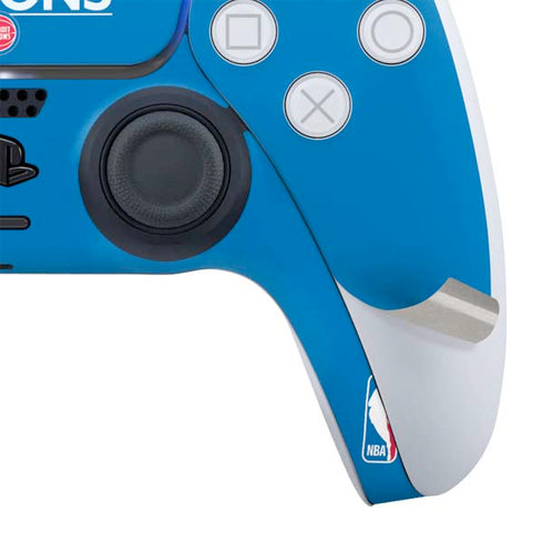 NBA Detroit Pistons Standard - Blue PS5 Slim Digital Edition Bundle Skin