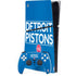 NBA Detroit Pistons Standard - Blue PS5 Slim Digital Edition Console Skin