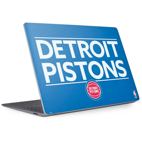 NBA Detroit Pistons Standard - Blue Surface Laptop 3 13.5in Skin