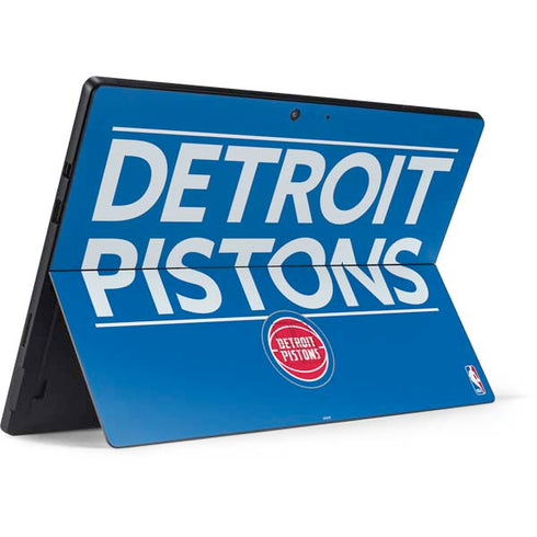 NBA Detroit Pistons Standard - Blue Surface Pro 7 Skin