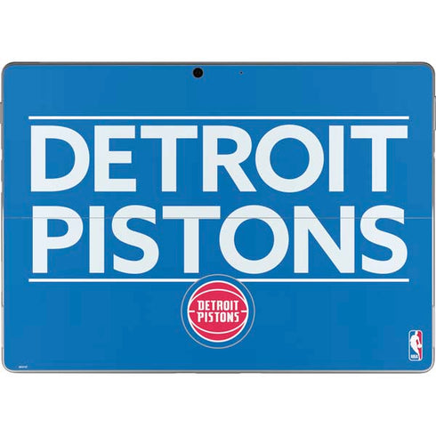 NBA Detroit Pistons Standard - Blue Surface Pro 8 Skin