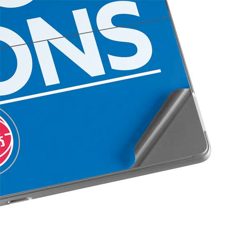 NBA Detroit Pistons Standard - Blue Surface Pro 8 Skin
