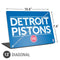 NBA Detroit Pistons Standard - Blue Universal Laptop 13in (10.6 x 7.6in) Skin