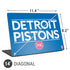 NBA Detroit Pistons Standard - Blue Universal Laptop 14in (11.4 x 8.2in) Skin