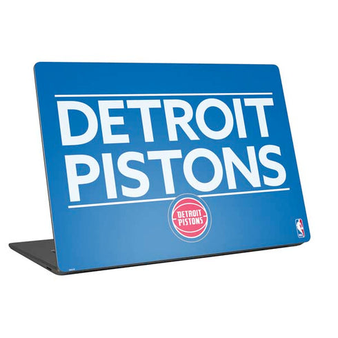 NBA Detroit Pistons Standard - Blue Universal Laptop 15in (12.2 x 8.8in) Skin