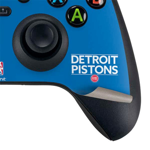NBA Detroit Pistons Standard - Blue Xbox Series X Controller Skin
