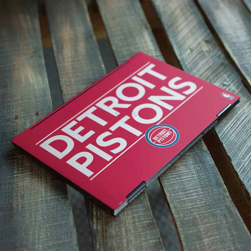 NBA Detroit Pistons Standard - Red HP Envy Skin