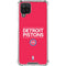 NBA Detroit Pistons Standard - Red Galaxy A12 Clear Case