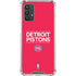 NBA Detroit Pistons Standard - Red Galaxy A32 5G Clear Case