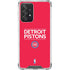 NBA Detroit Pistons Standard - Red Galaxy A52 5G Clear Case