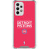NBA Detroit Pistons Standard - Red Galaxy A53 5G Clear Case