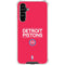 NBA Detroit Pistons Standard - Red Galaxy A54 5G Clear Case