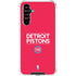 NBA Detroit Pistons Standard - Red Galaxy A54 5G Clear Case
