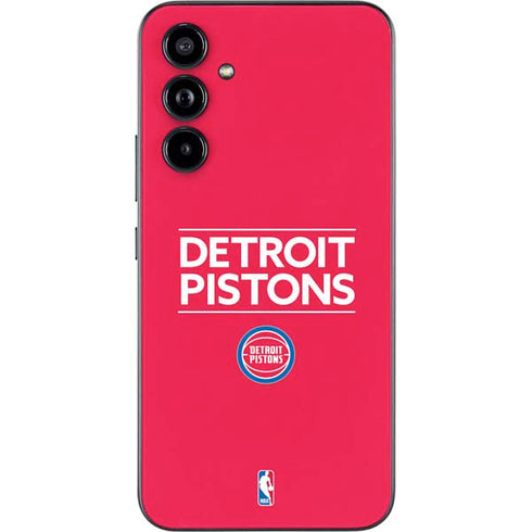 NBA Detroit Pistons Standard - Red Galaxy A54 5G Skin